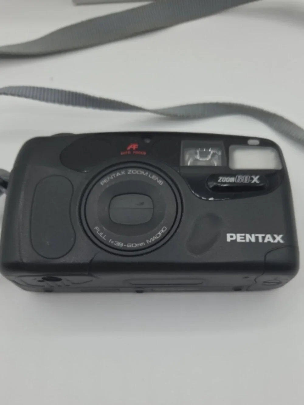 Pentax IQZoom 60‑X 35mm Film Camera w/ Box & Manual